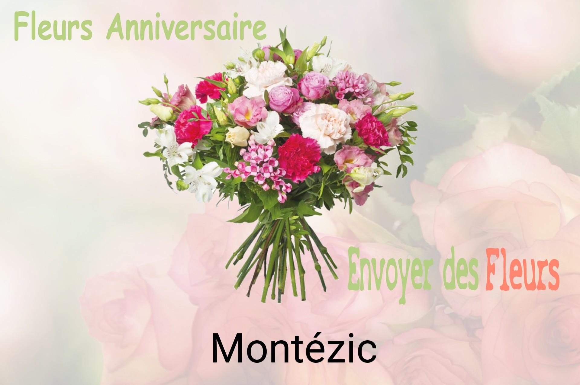 Bouquet de fleurs d’anniversaire livré à Montézic